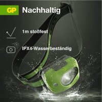 GP Discovery CH43 LED Stirnlampe grün 6,1 cm, 1 St.