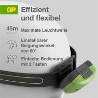 GP Discovery CH43 LED Stirnlampe grün 6,1 cm, 1 St.