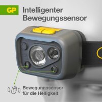 GP Discovery CHW54 LED Stirnlampe grau 6,6 cm, 1 St.