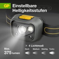 GP Discovery CHW54 LED Stirnlampe grau 6,6 cm, 1 St.