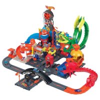 Mattel GAMES Hot Wheels City Track Pack Autorennbahn, 1 St.  ( HDN95 )