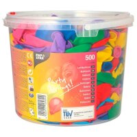 PAPSTAR Luftballons bunt, 500 St.