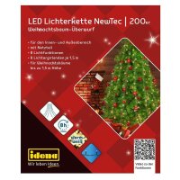 Idena NewTec 200er LED Lichternetz grün 1,5 m, 1 St.