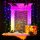 Idena NewTec 200er LED Lichtervorhang transparent 1,5 m, 1 St.