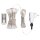 Idena NewTec 200er LED Lichtervorhang transparent 1,5 m, 1 St.