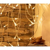 Idena 400er Eiszapfen LED Lichterkette transparent 10,3 m, 1 St.