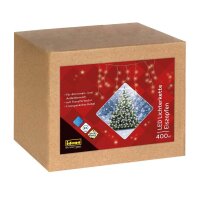 Idena 400er Eiszapfen LED Lichterkette transparent 10,3 m, 1 St.