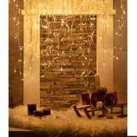 Idena 400er Eiszapfen LED Lichterkette transparent 10,3 m, 1 St.