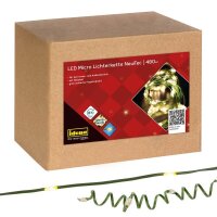 Idena NewTec 480er Micro LED Lichterkette grün 52,5...
