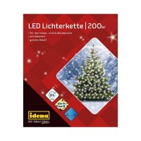 Idena 200er LED Lichterkette grün 29,9 cm, 1 St.