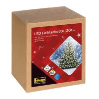 Idena 200er LED Lichterkette grün 29,9 cm, 1 St.