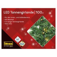 Idena Tannengirlande 100er LED Lichterkette grün 5,0 m, 1 St.