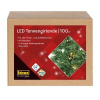 Idena Tannengirlande 100er LED Lichterkette grün 5,0 m, 1 St.