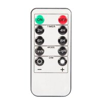 Idena LED-Kerzen grau, 1 St.