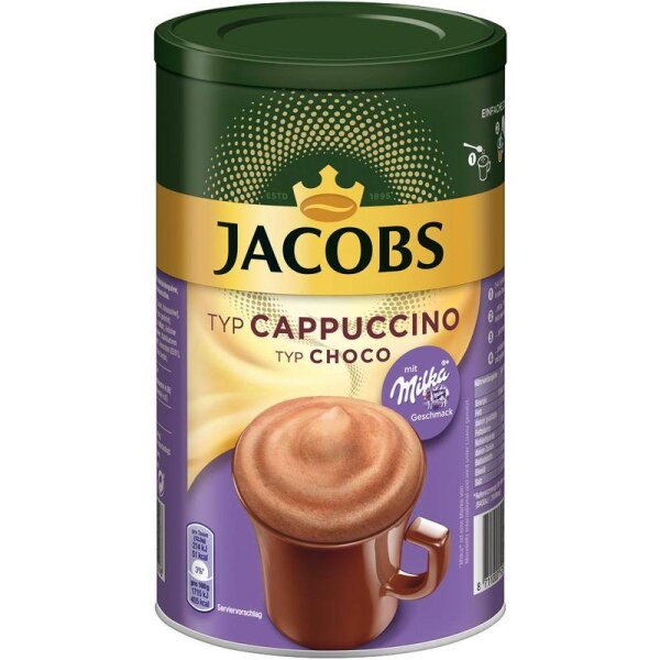JACOBS Schoko Cappuccino Getränkepulver  500,0 g  ( 3110126006 )