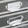 relaxdays Schubladenbox  silber 10024817_55, DIN A4 mit 10 Schubladen, 1 St.