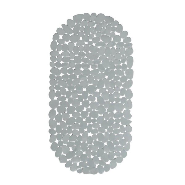 relaxdays Badewannenmatte grau 66,5 x 34,5 cm