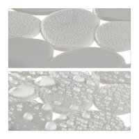 relaxdays Badewannenmatte grau 66,5 x 34,5 cm
