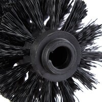 relaxdays Ersatzbürstenköpfe schwarz Kunststoff Innengewinde: 12,0 mm, 5 St.