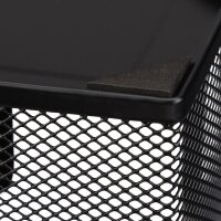 relaxdays Schreibtischset schwarz