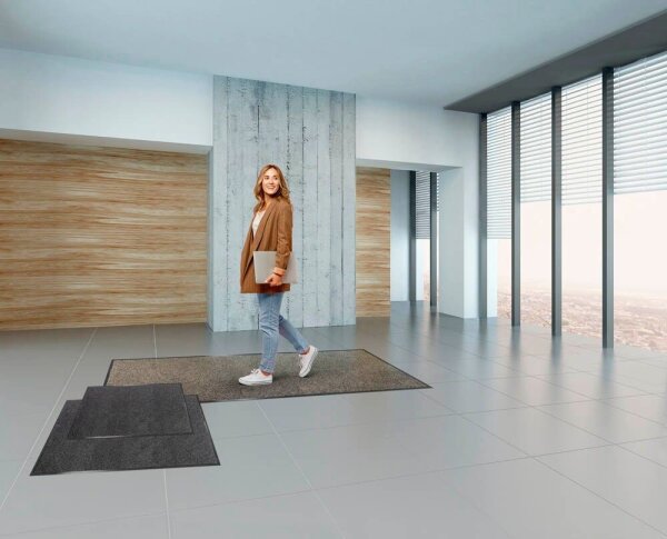 Mercury Fußmatte Cosmos beige 80,0 x 150,0 cm