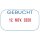 COLOP Datumstempel mit Text "Gebucht" Green Line Printer 260/L selbstfärbend bla  ( 127789 )