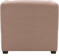 DOMO Collection Sessel BOB rosa schwarz Stoff 72,0 cm 75,0 cm, 1 St.