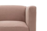 DOMO Collection Sessel BOB rosa schwarz Stoff 72,0 cm 75,0 cm, 1 St.