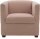 DOMO Collection Sessel BOB rosa schwarz Stoff 72,0 cm 75,0 cm, 1 St.