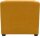 DOMO Collection Sessel BOB dunkelgelb schwarz Stoff 72,0 cm 75,0 cm, 1 St.