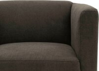 DOMO Collection Sessel BOB braun schwarz Stoff 72,0 cm 75,0 cm, 1 St.