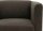 DOMO Collection Sessel BOB braun schwarz Stoff 72,0 cm 75,0 cm, 1 St.
