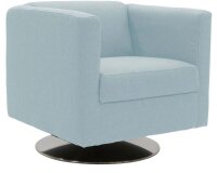 DOMO Collection Sessel BOB hellblau silber Stoff 72,0 cm...
