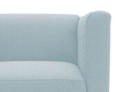DOMO Collection Sessel BOB hellblau silber Stoff 72,0 cm 75,0 cm, 1 St.