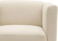 DOMO Collection Sessel BOB beige schwarz Stoff 72,0 cm 75,0 cm, 1 St.