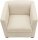 DOMO Collection Sessel BOB beige schwarz Stoff 72,0 cm 75,0 cm, 1 St.