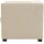DOMO Collection Sessel BOB beige schwarz Stoff 72,0 cm 75,0 cm, 1 St.