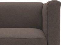 DOMO Collection Sessel BOB braun silber Stoff 72,0 cm 75,0 cm, 1 St.