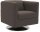 DOMO Collection Sessel BOB braun silber Stoff 72,0 cm 75,0 cm, 1 St.