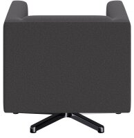 DOMO Collection Sessel BOB grau silber Stoff 72,0 cm 75,0 cm, 1 St.