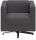 DOMO Collection Sessel BOB grau silber Stoff 72,0 cm 75,0 cm, 1 St.