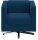 DOMO Collection Sessel BOB blau silber Stoff 72,0 cm 75,0 cm, 1 St.