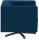 DOMO Collection Sessel BOB blau silber Stoff 72,0 cm 75,0 cm, 1 St.