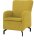 DOMO Collection Sessel Dallas gelb schwarz Stoff 68,0 x 82,0 x 93,0 cm, 1 St.