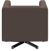DOMO Collection Sessel BOB braun silber Stoff 72,0 cm 75,0 cm, 1 St.