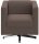 DOMO Collection Sessel BOB braun silber Stoff 72,0 cm 75,0 cm, 1 St.