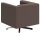 DOMO Collection Sessel BOB braun silber Stoff 72,0 cm 75,0 cm, 1 St.