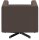 DOMO Collection Sessel BOB braun silber Stoff 72,0 cm 75,0 cm, 1 St.