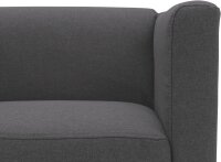 DOMO Collection Sessel BOB grau silber Stoff 72,0 cm 75,0 cm, 1 St.