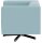 DOMO Collection Sessel BOB hellblau silber Stoff 72,0 cm 75,0 cm, 1 St.